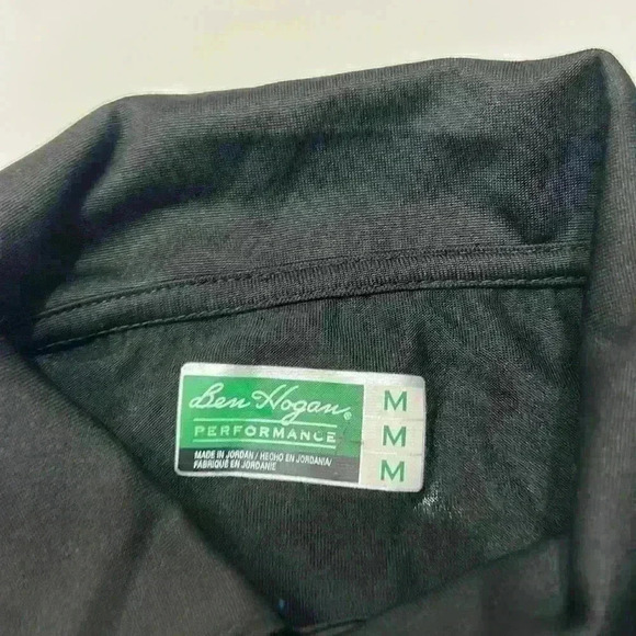 Ben Hogan Performance Black Polo Medium Item # 6S - Picture 2 of 4